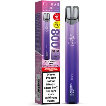 Elfbar 800 Einweg E-Zigarette – Blackberry Cherry Elfbar 800 Einweg E-Zigarette – Blackberry Cherry
