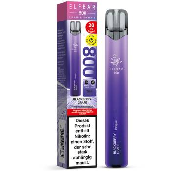 Elfbar 800 Einweg E-Zigarette – Blackberry Grape