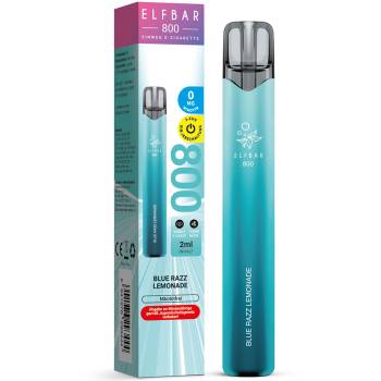 Elfbar 800 Einweg E-Zigarette – Blue Razz Lemonade Nikotinfrei