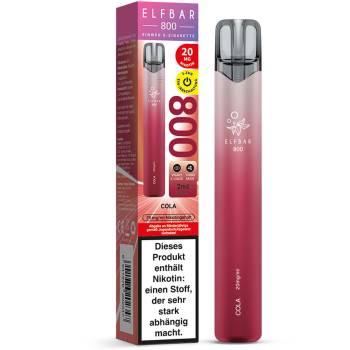 Elfbar 800 Einweg E-Zigarette – Cola Elfbar 800 Einweg E-Zigarette – Cola