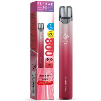 Elfbar 800 Einweg E-Zigarette – Mixed Berries Nikotinfrei