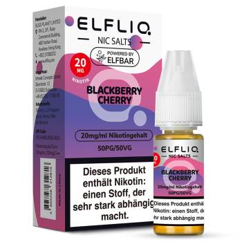 Elfbar ELFLIQ Blackberry Cherry NicSalt Liquid Elfbar ELFLIQ Blackberry Cherry NicSalt Liquid