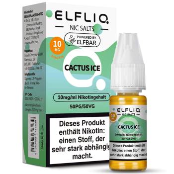 Elfbar ELFLIQ Cactus Ice NicSalt Liquid 10ml / 10mg
