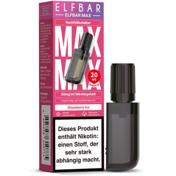 Elfbar MAX – Strawberry Ice – Prefilled Pod