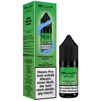 Elux Fresh Menthol Mojito NicSalt Liquid 10ml / 10mg