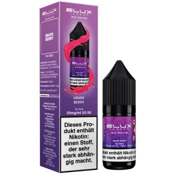 Elux Grape Berry NicSalt Liquid 10ml / 10mg