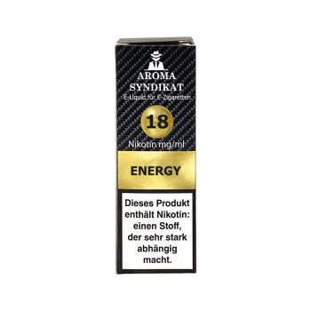 Energy 10ml 18mg NicSalt Liquid by Aroma Syndikat