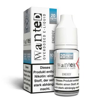 Energy NicSalt Overdosed Liquid by Wanted 10ml / 20mg