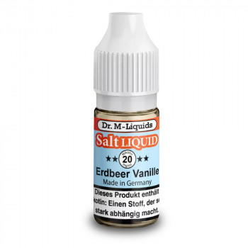 Erdbeer Vanille 10ml 20mg NicSalt Liquid by Dr. M