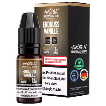 Erdnuss Vanille NicSalt Liquid by Avoria