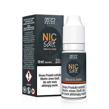 Exotic Tabak – KTS Taba & Co 10ml 20mg NicSalt Liquid by KTS