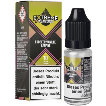 Extreme Flavour Erdbeer Vanille Banane NicSalt Liquid