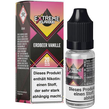 Extreme Flavour Erdbeer Vanille NicSalt Liquid 10ml / 20mg