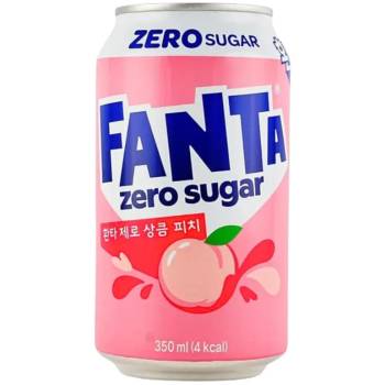 Fanta Peach Zero Sugar Korea 350ml Erfrischungsgetränk
