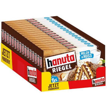 Ferrero Hanuta Riegel 5er Pack 16x 172,5g