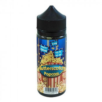 Butterscotch Popcorn 100ml Shortfill Liquid by Fizzy Juice