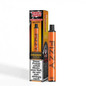 Fizzy Juice E-Zigarette 20mg 600 Züge 550mAh NicSalt Orange Soda