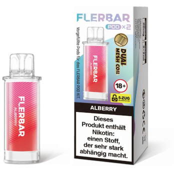 Flerbar – Alberry – Prefilled Pod 2er Pack 2ml 20mg NicSalt