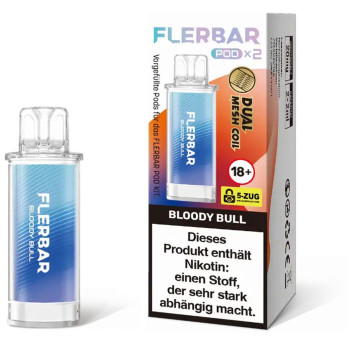 Flerbar – Bloody Bull – Prefilled Pod 2er Pack 2ml 20mg NicSalt