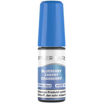 Flerbar Blueberry Cherry Cranberry NicSalt Liquid 10ml / 20mg