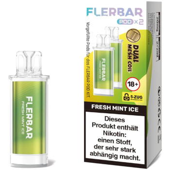 Flerbar – Fresh Mint Ice – Prefilled Pod 2er Pack 2ml 20mg