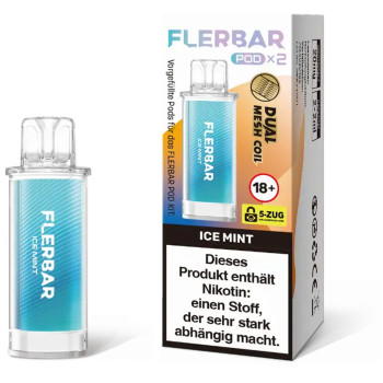 Flerbar – Ice Mint – Prefilled Pod 2er Pack 2ml 20mg NicSalt