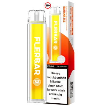 Flerbar M Banana Ice E-Zigarette 20mg 600 Züge 550mAh