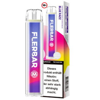 Flerbar M Blue Razz E-Zigarette 20mg 600 Züge 550mAh