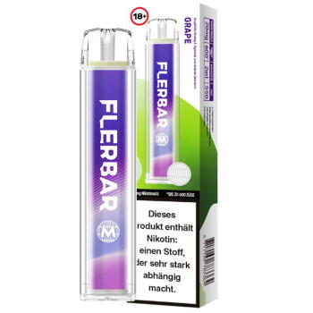 Flerbar M Grape E-Zigarette 20mg 600 Züge 550mAh