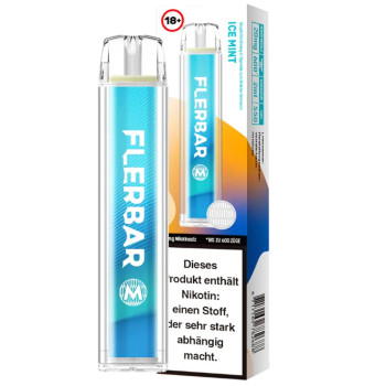 Flerbar M Ice Mint E-Zigarette 20mg 600 Züge 550mAh