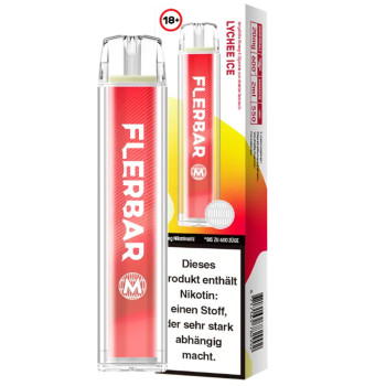 Flerbar M Lychee Ice E-Zigarette 20mg 600 Züge 550mAh