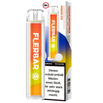 Flerbar M Mango Ice E-Zigarette 20mg 600 Züge 550mAh