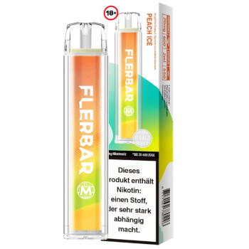 Flerbar M Peach Ice E-Zigarette 20mg 600 Züge 550mAh