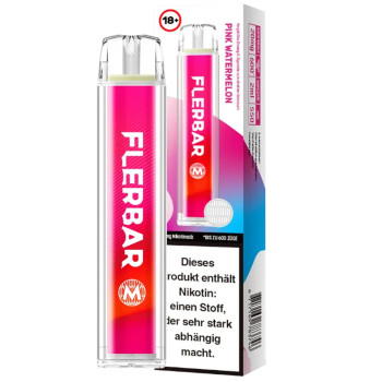 Flerbar M Pink Watermelon E-Zigarette 20mg 600 Züge 550mAh