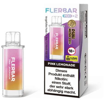 Flerbar – Pink Lemonade – Prefilled Pod 2er Pack 2ml 20mg NicSalt