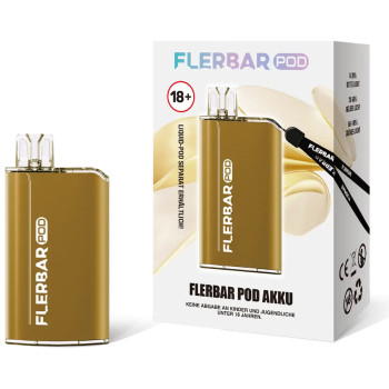 Flerbar Pod 500mAh Prefilled Pod System Mod Gold