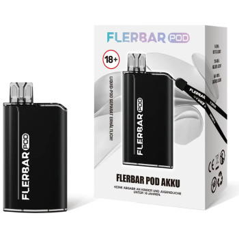 Flerbar Pod 500mAh Prefilled Pod System Mod Schwarz