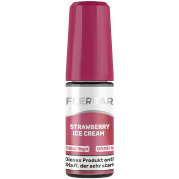 Flerbar Strawberry Ice Cream NicSalt Liquid 10ml / 20mg