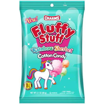 Fluffy Stuff Rainbow Sherbet Cotton Candy 60g