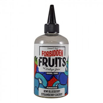 Kiwi Blueberry Strawberry Cherry 200ml Shortfill Liquid by Forbidden Fruits
