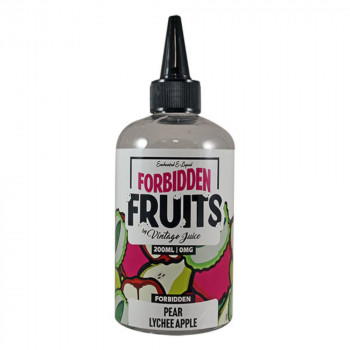 Pear Lychee Apple Fruits 200ml Shortfill Liquid by Forbidden Fruits Pear Lychee Apple Fruits 200ml Shortfill Liquid by Forbidden Fruits