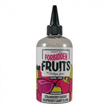 Strawberry Cherry Raspberry Candy Slush 200ml Shortfill Liquid by Forbidden Fruits Strawberry Cherry Raspberry Candy Slush 200ml Shortfill Liquid by Forbidden Fruits