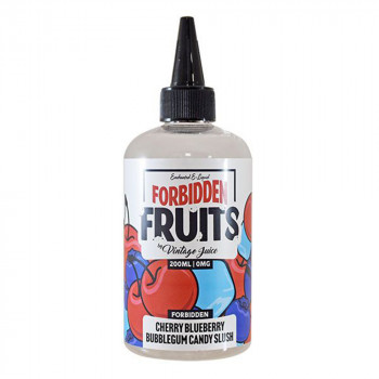 Cherry Blueberry Bubblegum Candy Slush 200ml Shortfill Liquid by Forbidden Fruits