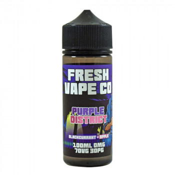 Purple District 100ml Shortfill Liquid by Fresh Vape Co.