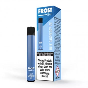Frost Bar E-Zigarette 20mg 575 Züge 400mAh NicSalt Blue Raspberry Ice