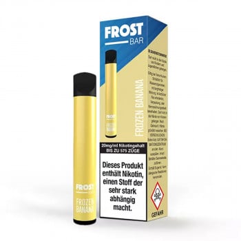 Frost Bar E-Zigarette 20mg 575 Züge 400mAh NicSalt Frozen Banana