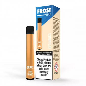 Frost Bar E-Zigarette 20mg 575 Züge 400mAh NicSalt Iced Mango