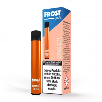 Frost Bar E-Zigarette 20mg 575 Züge 400mAh NicSalt Orange Soda