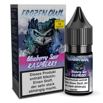 Frozen OWL Blueberry Sour Raspberry NicSalt Liquid 10ml / 10mg