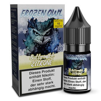 Frozen OWL Buttermilch Zitrone NicSalt Liquid 10ml / 10mg